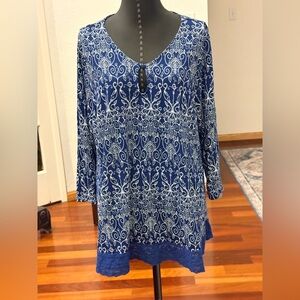 CHELSE STUDIO TOP SHIRT BLOUSE EXCELLENT CONDITION WOMEN SIZE 1X SEE PICS